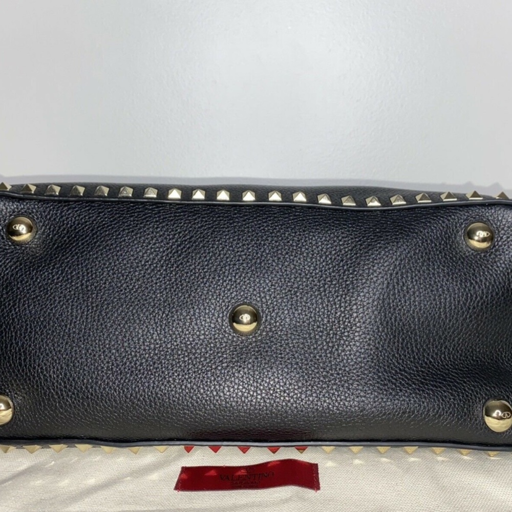 VALENTINO GARAVANI Medium Grain Leather Rockstud Tote Bag *Brand New* - Picture 10 of 12